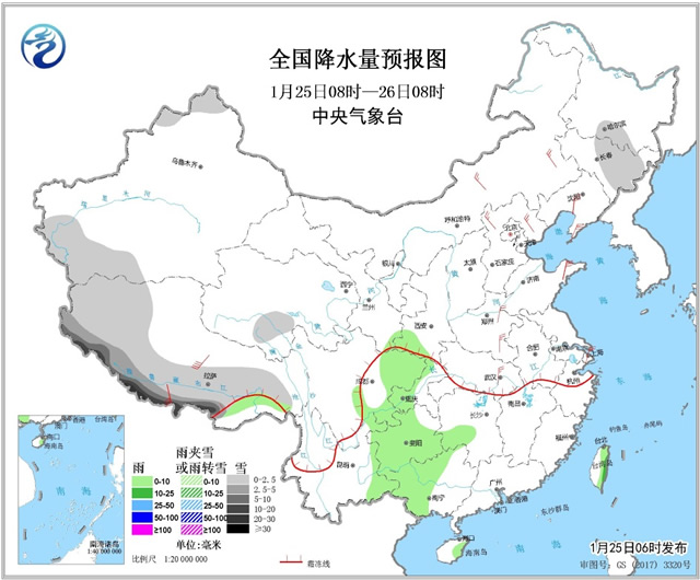 四川盆地大部,贵州大部,广西西部,湖南西部,云南东部及台湾岛东部等地图片