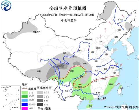 南方持续低温阴雨 贵州冻雨再现需防范