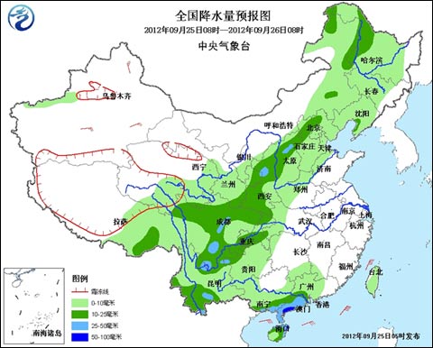 冷空气东移 西北华北东北等地陆续降雨降温