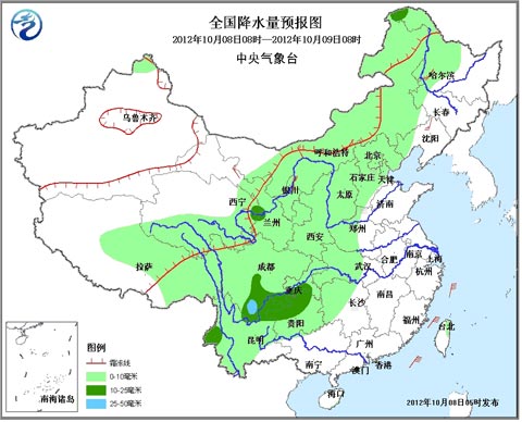 西北华北等地迎大风降温降雨 西南持续阴雨
