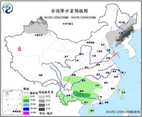 强冷空气继续东移 东北地区有雨雪