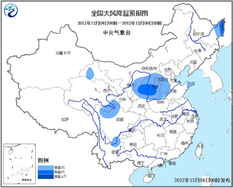 冷空气频繁侵扰北方 大风肆虐气温低迷