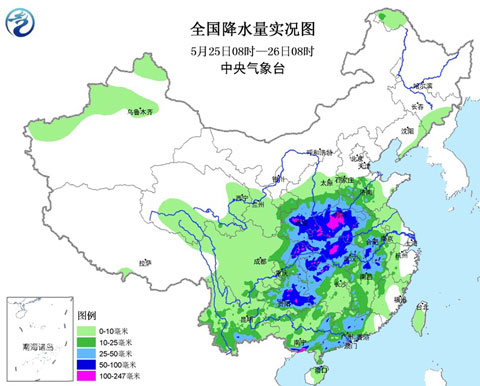今年最大范围强降雨来袭 多地日雨量突破极值