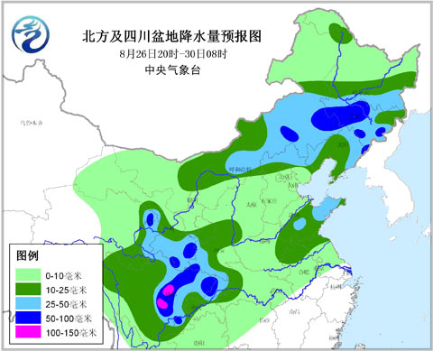 未来三天东北雨势较强 需加强防范洪涝灾害