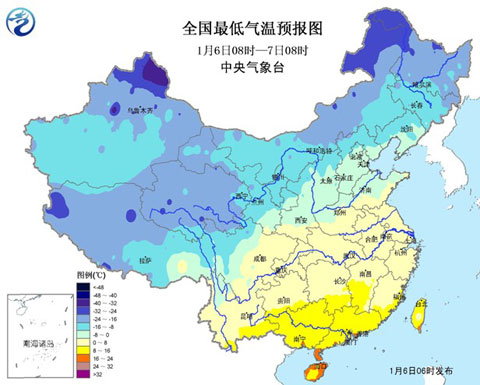 中东部大范围雨雪发威 局地降温可达12～14℃