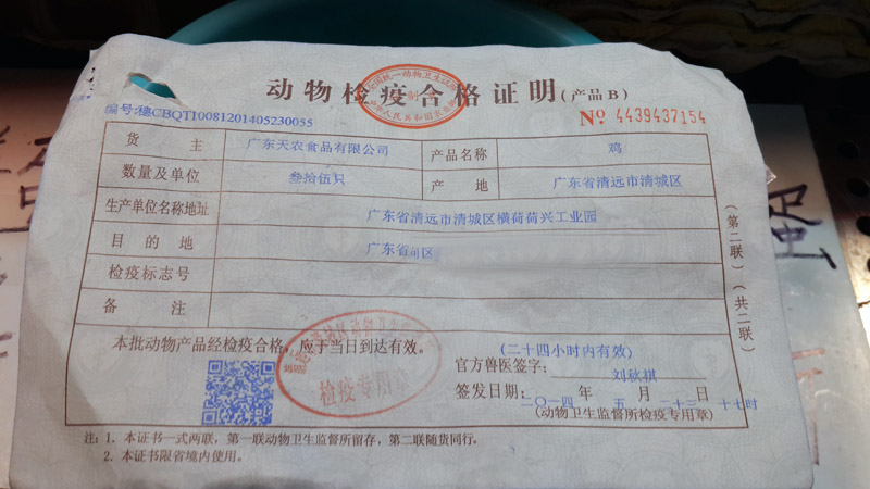 广州“冰鲜鸡”试点档主：“走鬼”影响大 希望政府严管【5】