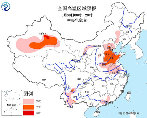 华北多地气温破历史同期极值 今局地仍有39℃