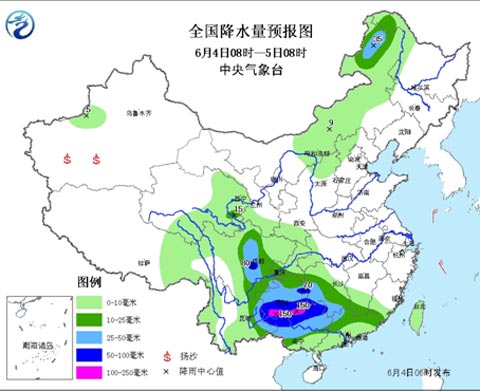 西南华南较强降雨持续 华北黄淮重启炎热模式