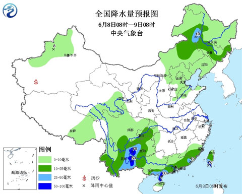 云贵等地有较强降雨 河南山东气温将达35℃