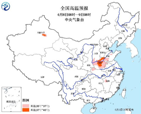 云贵等地有较强降雨 河南山东气温将达35℃