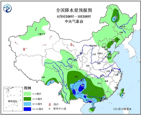 西南多雨助云南“解渴” 东北华北多雷雨