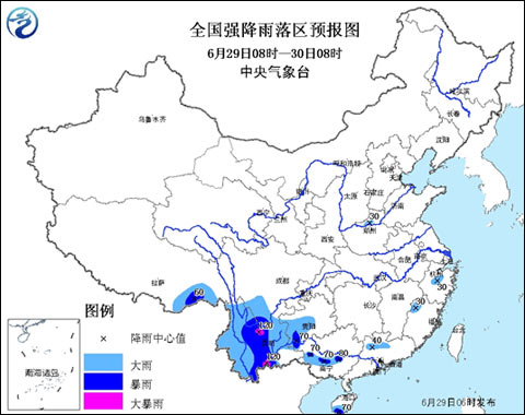 云南贵州仍有强降雨 京津等地晴热持续
