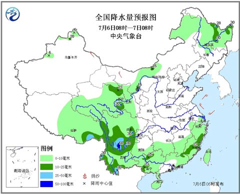 长江中下游暂别雨水转闷热 黑龙江局地有暴雨
