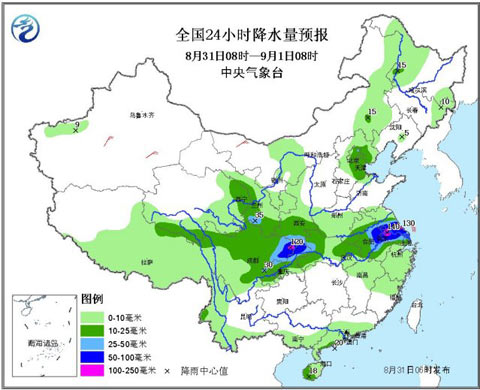 未来三天四川盆地至江淮有强降雨