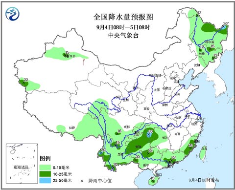 重庆贵州局地暴雨 南方秋老虎暂退