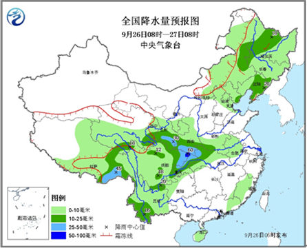 四川盆地到黄淮江淮将有大到暴雨