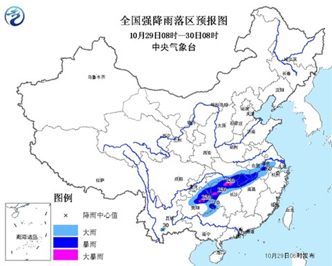 贵州湖南等遭10月最强降雨 华北有霾
