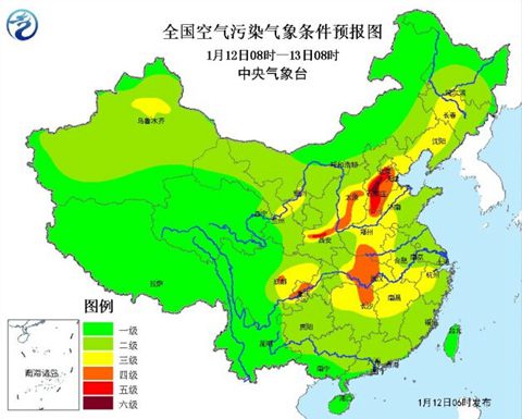 华北黄淮今起霾天再现 或中至重度污染
