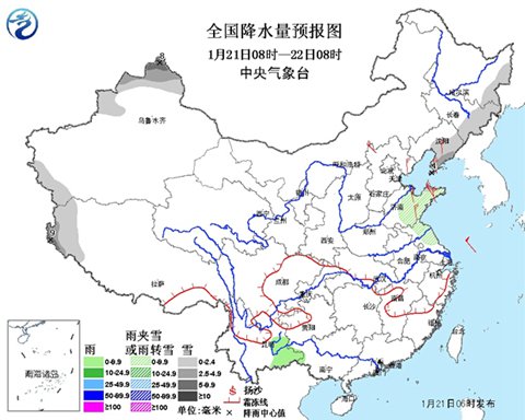 新疆西藏降雪增多 明天华北等地雾霾起