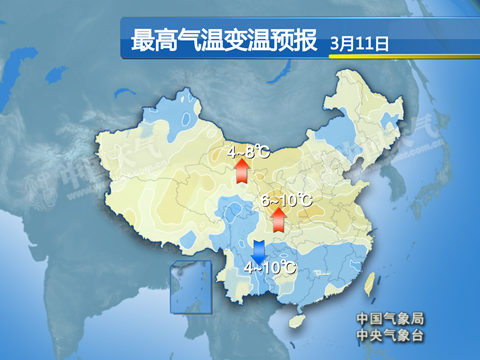 广东湖南局地大雨 西安郑州明天气温破20℃