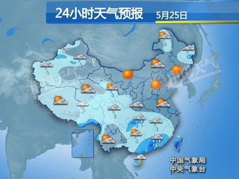 强降雨弃华南攻江南 湖南江西需防内涝