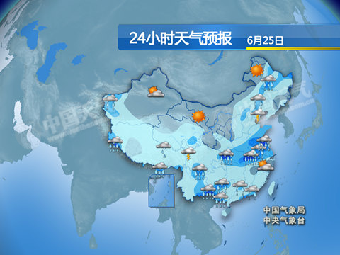 江苏安徽有暴雨 江南华南将迎持续高温