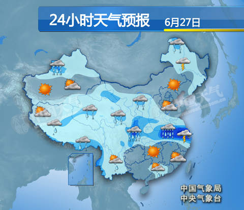 江苏安徽河南降雨强 江南华南高温肆虐