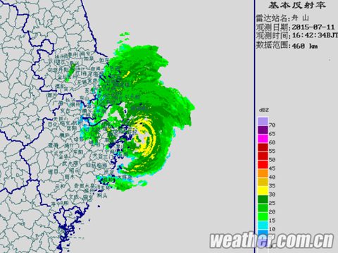 “灿鸿”入黄海 我国东部沿海仍有风雨
