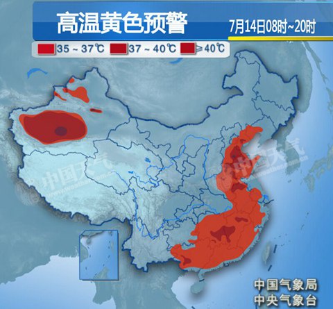 重庆湖北有大暴雨 华北等地高温将缓解