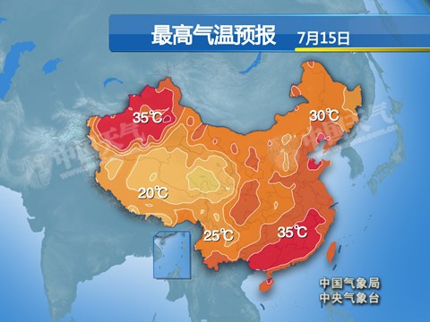 中东部高温缓解 西南江汉地区迎强降雨