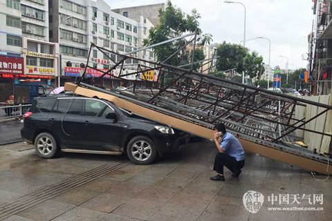 “苏迪罗”深入内陆 【苏皖豫】局地大暴雨
