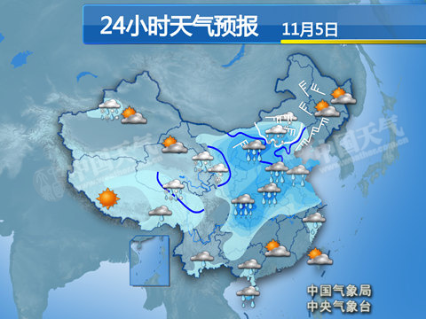 中东部大范围雨雪来袭 北方降温超8℃