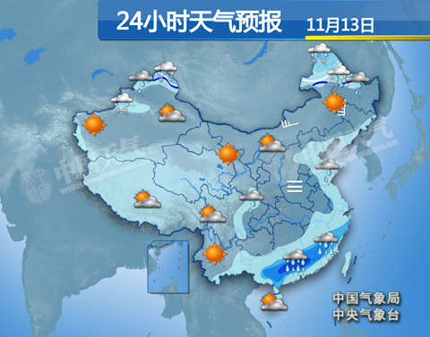 江西广西等局地暴雨 华北东北雾霾持续